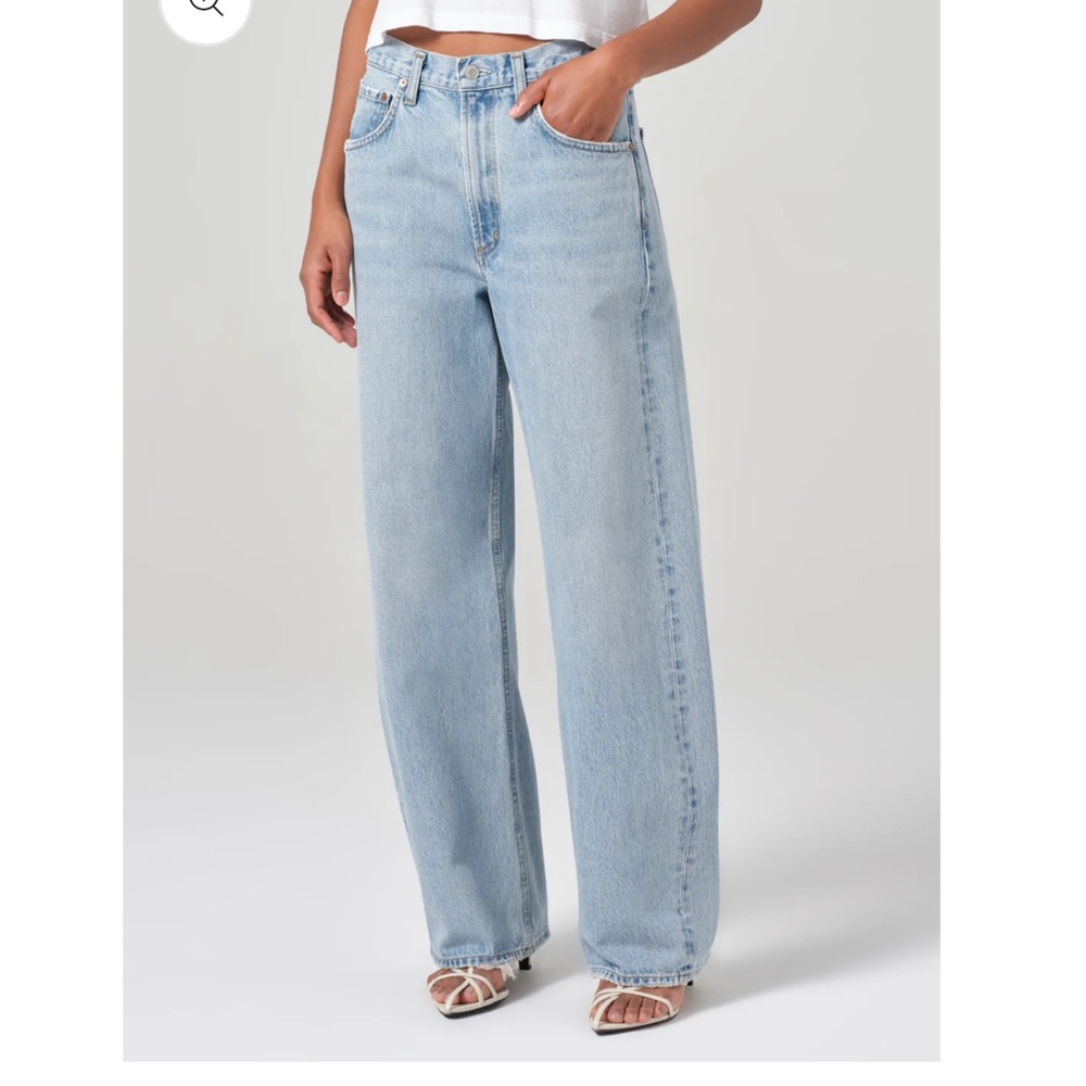 AGOLDE Low Curve Jean – Size 27 (Force Wash)